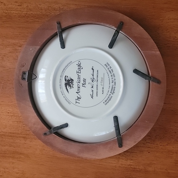 Vintage 1991 Franklin Mint Collector Plate ~ American Eagle - Picture 3 of 6